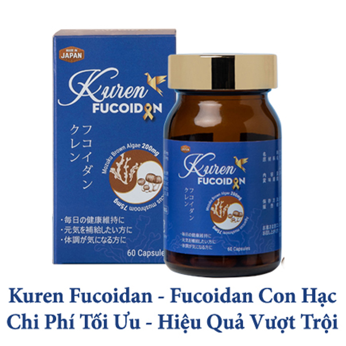 Kuren Fucoidan - tăng cường miễn dịch cho người bị ung thư