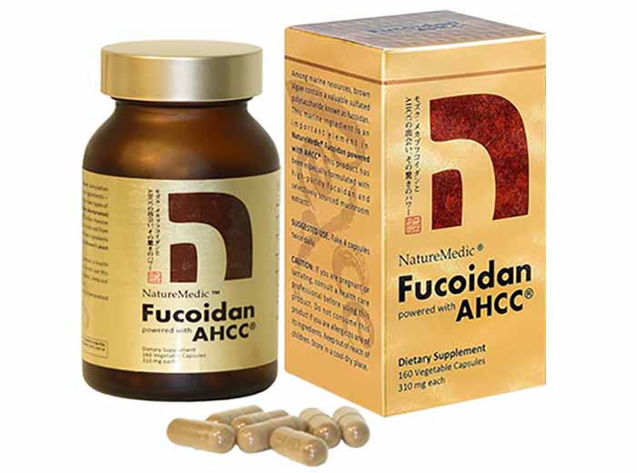 Fucoidan AHCC Nhật Bản - Hỗ Trợ Điều Trị Ung Thư, Lọ 160 viên