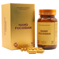 Nano Fucoidan Việt Nam - tăng cường miễn dịch, hộp 30 viên